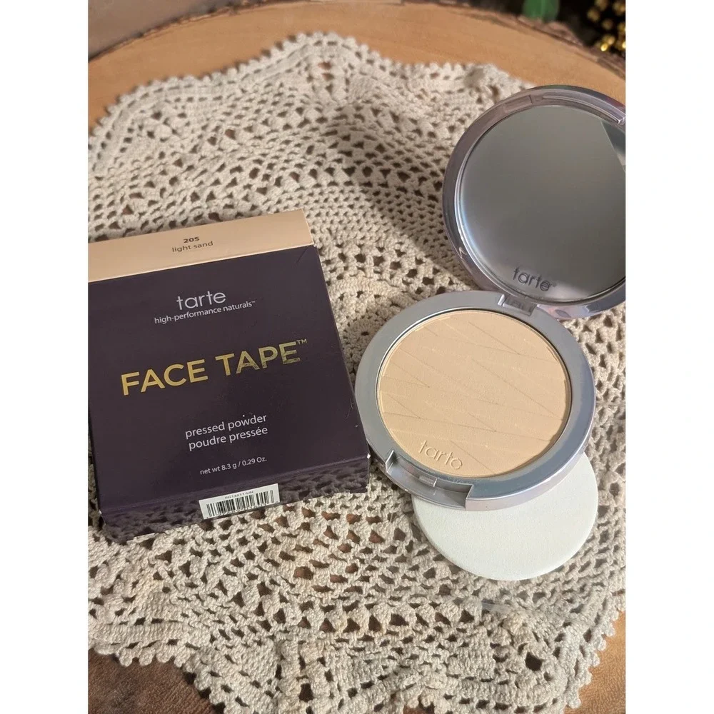 Tarte Face Tape Pressed Powder 20S Light Sand Matte Finishing Powder 0.29 oz NEW